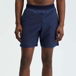 FABLETICS Navy Blue The‎ Fundamental Short 7" Unlined Active Gym Shorts Size XL